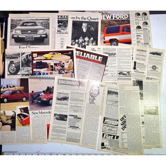 Ephemera 34+ Pages 3.6oz. Pictures Articles Car & Driver Magazine March 1983 - Picture 2 of 2